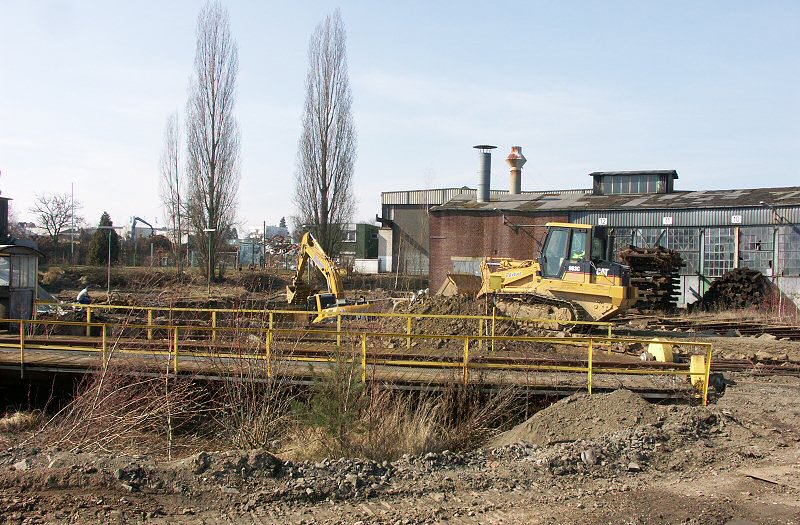 Drehscheibe und Schuppen