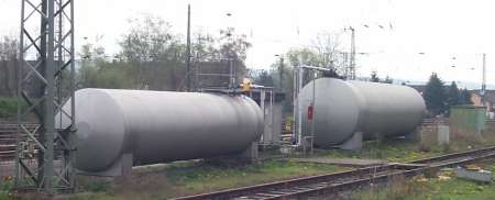 Diesel-Tankanlage